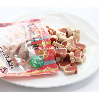 OEM Pet Food Dog / Cat Snacks Chicken In Cod Roll