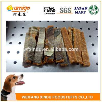 Pet Treats Real Salmon Fish Strip popular in dog pet shop