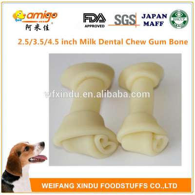 FDA SGS Milk Taste Dental Chew Gum Bone Creating the Real Europe Nutrition